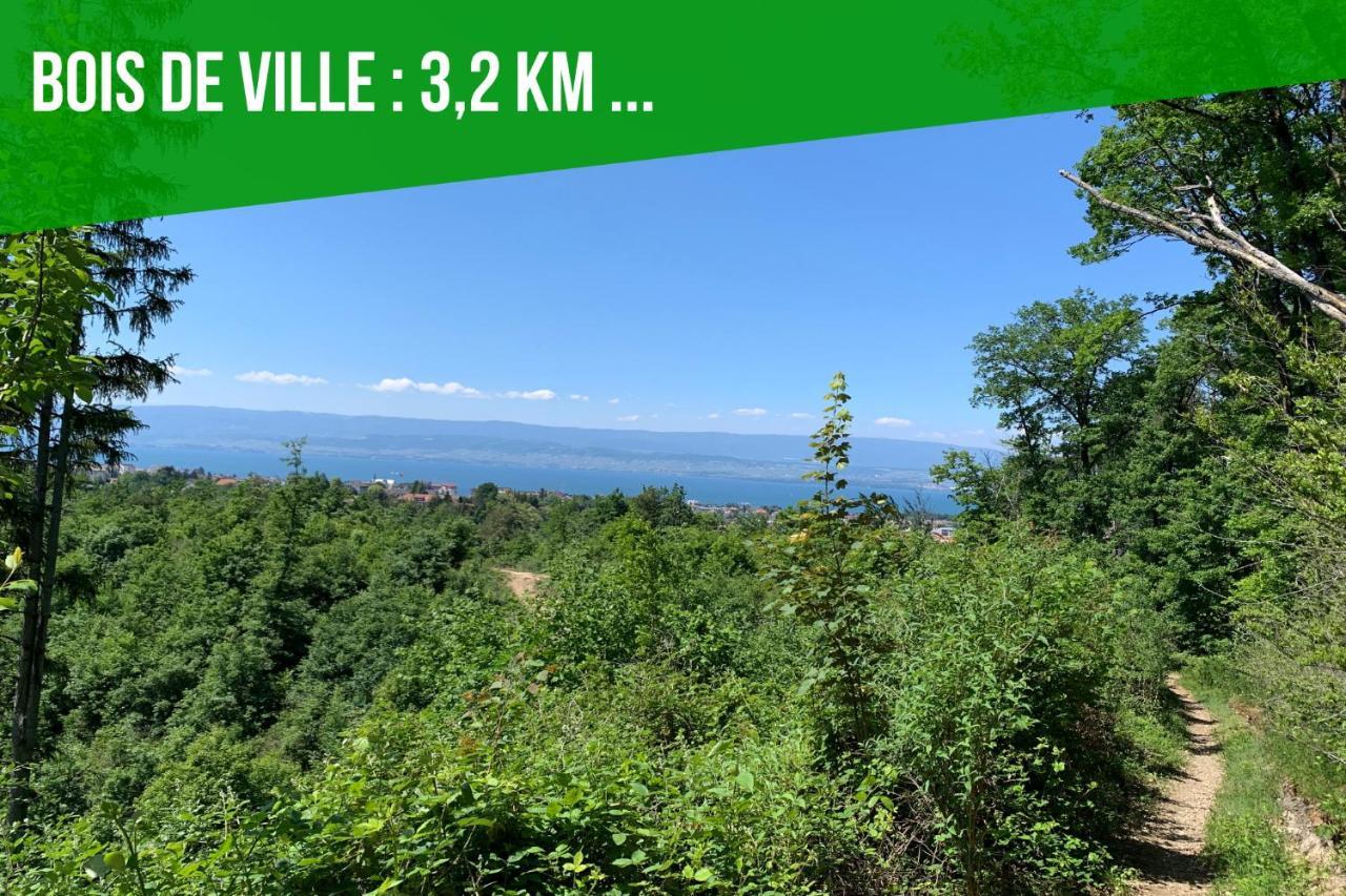 Viva Leman- Hypercentre - Vue Panoramique- Parking - Wifi Lägenhet Thonon-les-Bains Exteriör bild